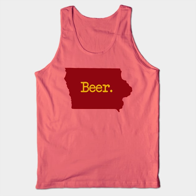 Iowa Beer IA Tank Top by mindofstate